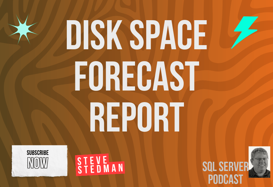 Disk Space Forecast Report