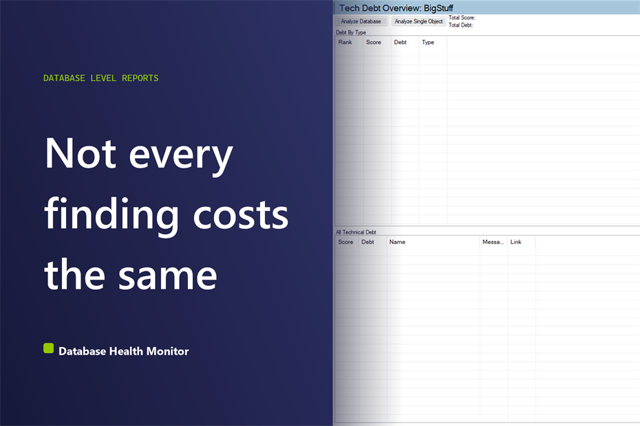 SQL Server Technical Debt: Where to Start Fixing It